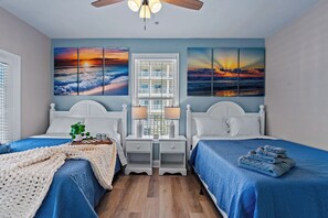 8 bedrooms, desk, iron/ironing board, travel cot