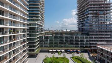 Vue depuis lâhĂ©bergement