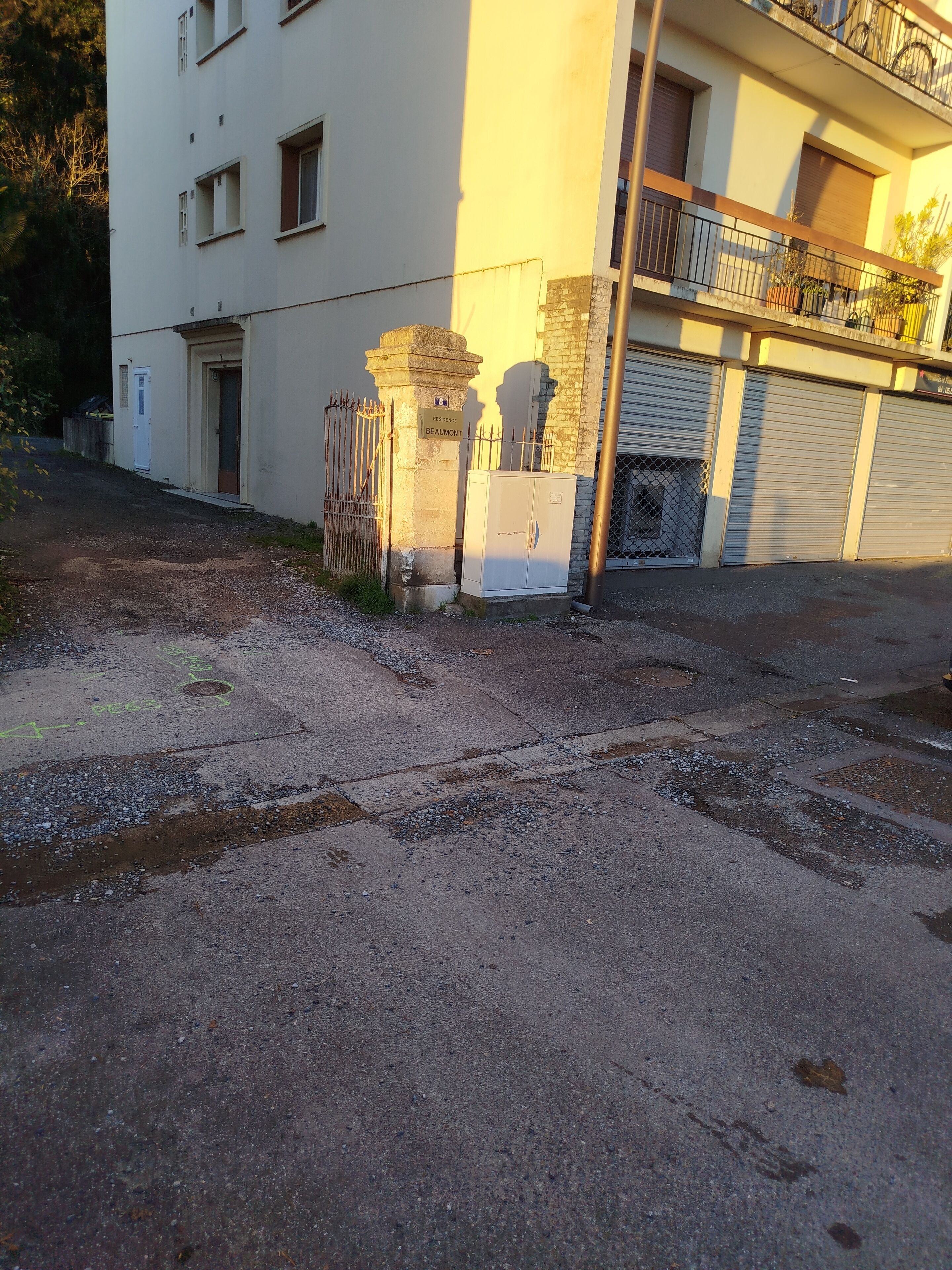 Enceinte de l’hébergement