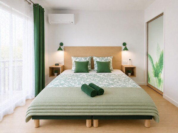 1 chambre, bureau, fer et planche à repasser, Wi-Fi gratuit