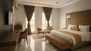 1 dormitorio, ropa de cama de alta calidad, colchones Tempur-Pedic