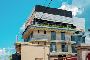 Voorkant van accommodatie