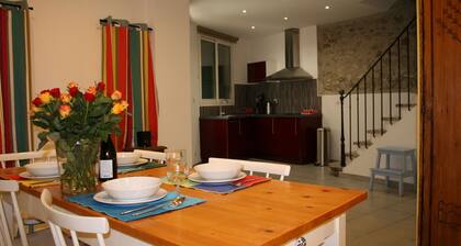 Village house Laroque des Alberes. Mediterranean and Hiking 4 pers