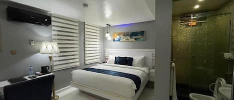 Economy-Apartment, Balkon, Stadtblick