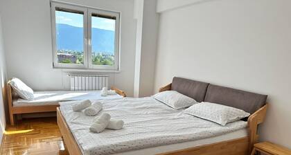 Air Urban 4-Zimmer-Wohnung, Balkon,Parkplatz, klimatisiert und voll ausgestattet