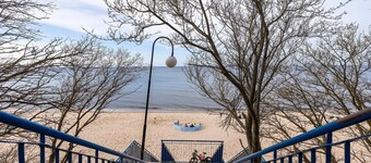 Semesterlägenhet nära sandstrand