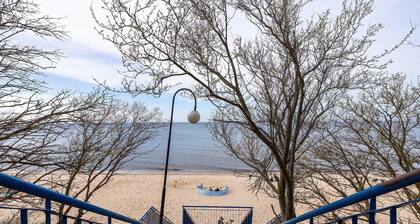Holiday apartment close to a sandy beach