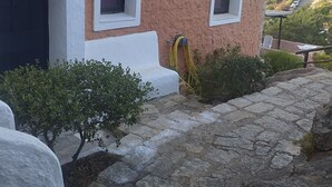 Apartment, 2 Bedrooms, Smoking, Patio | Exterior detail - Seaside Apartment Baja Sardinia - Rent From June 20, 2026, to July 11, 2026 (Arzachena)