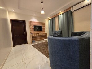Appartement, vue ville | Coin séjour