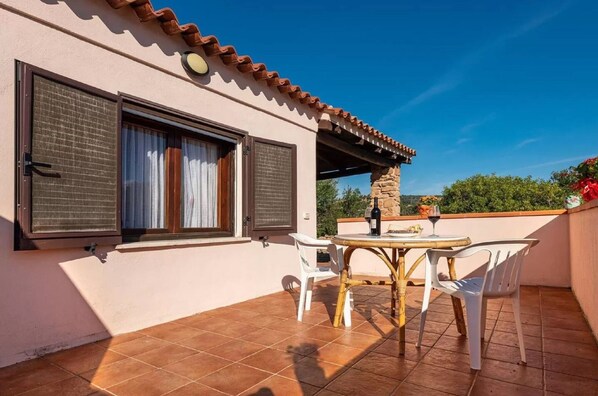 Ferienhaus | Balkon