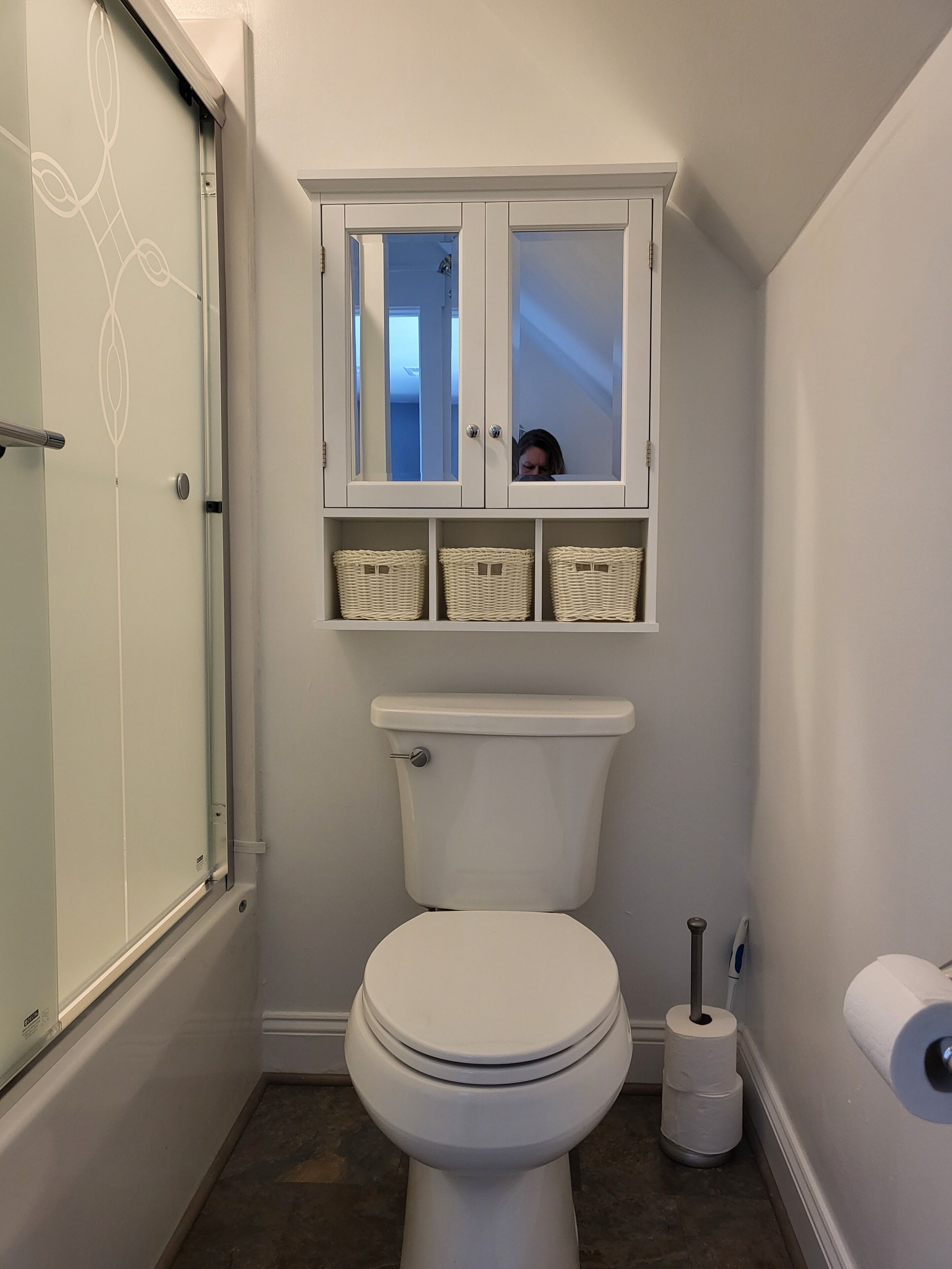Serviettes fournies, savon, papier toilette