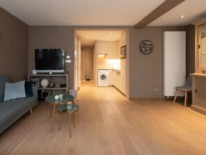 Living room - Apartment With Side sea View (Ostend)