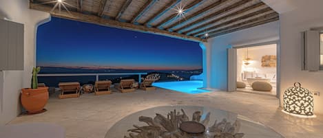 Luxury Villa, 5 Bedrooms, Private Pool, Sea View | Blackout drapes, soundproofing, iron/ironing board, free WiFi