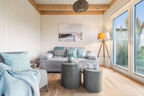 Télévision, cheminée, table de tennis de table