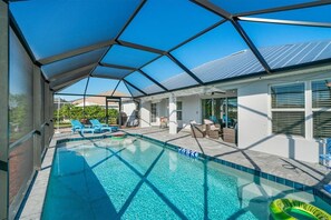 Una piscina climatizada