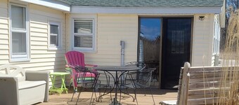 Charming 2-bedroom cottage with WiFi, AC on a peaceful Harsens Island canal. 