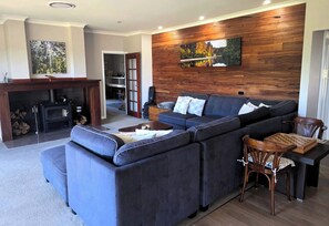 Televisión, chimenea, videojuegos y futbolito 