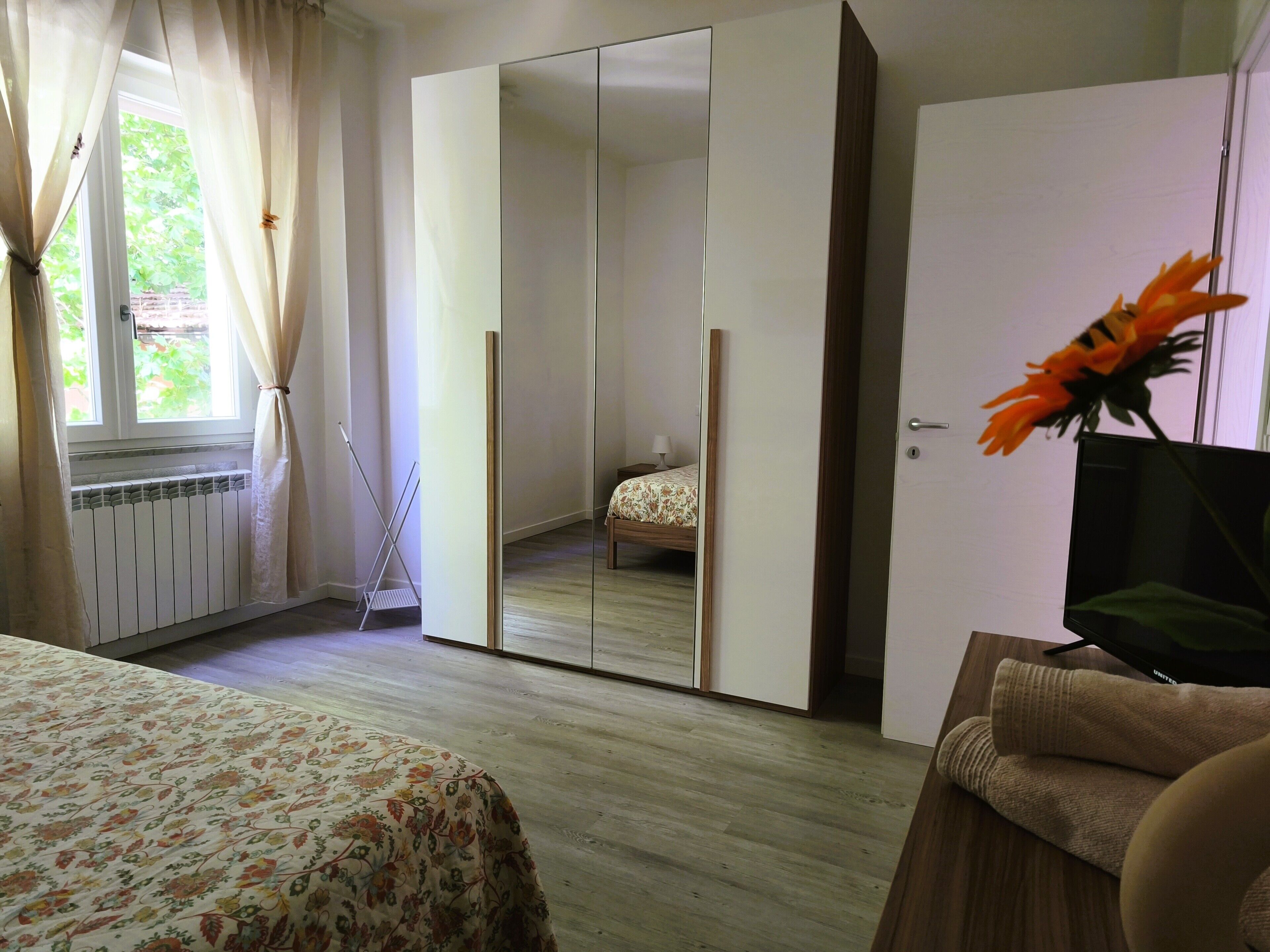 1 dormitorio, cuna de viaje, wifi gratis y ropa de cama