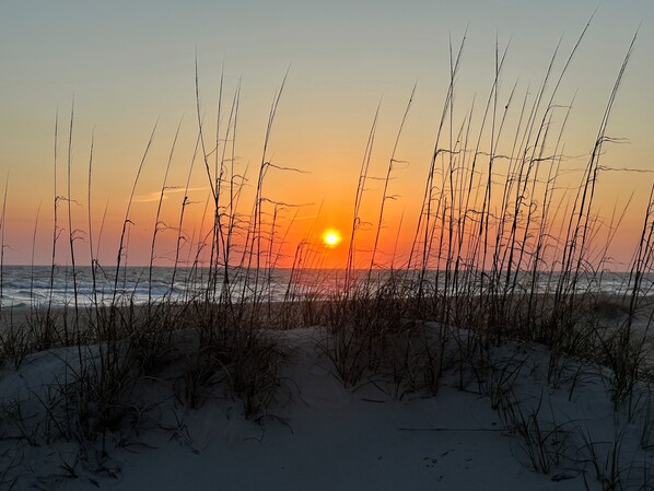 Liegestühle, Strandtücher