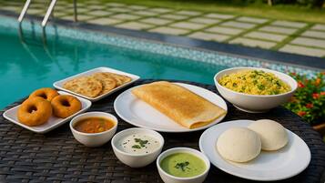 Free daily full breakfast