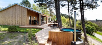 Maison confortable à Knebel avec sauna