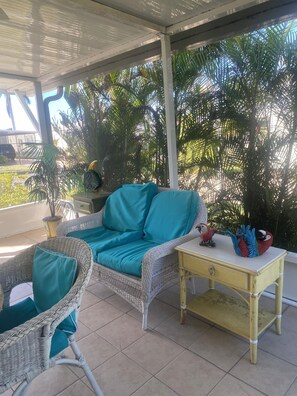 Terrace/patio - TWO MILES FROM THE BEACH!!! (Naples)