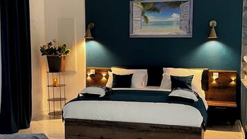 1 chambre, fer et planche Ă repasser, Wi-Fi, draps fournis