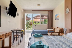 1 soverom, strykejern/-brett, wi-fi (inkludert) og sengetøy