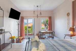 1 間睡房、熨斗/熨衫板、免費 Wi-Fi、床單