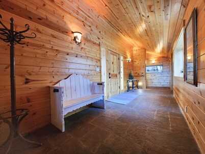 The Lodge at Phantom Lake Ranch with private lakes and hiking trails
