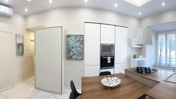 Appart'hÎtel Deluxe, vue ville | Cuisine privée