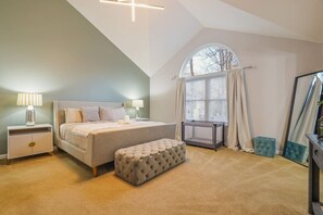 4 bedrooms, iron/ironing board, travel crib, WiFi