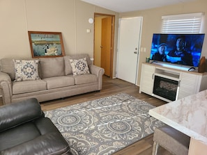 TV connectée, cheminée
