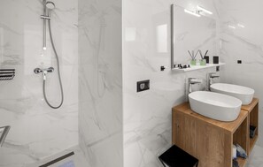 Shower, hair dryer