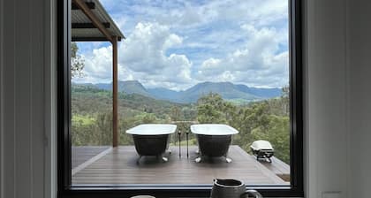 Luxurious cabin designed to capture the breath-taking mountain views.