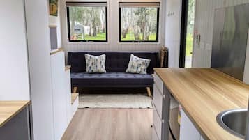Loft Style Tiny House at Grampians | Living area