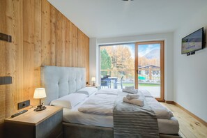 ファミリー アパートメント 2 ベッドルーム 2 バスルーム マウンテンサイド (Edelweiss) | 2 室のベッドルーム、WiFi (無料)、ベッドシーツ