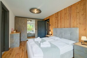 Familieleilighet, flere soverom, 2 bad, ved fjell (Edelweiss) | 2 soverom, wi-fi (inkludert) og sengetøy