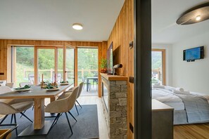 Familieleilighet, flere soverom, 2 bad, ved fjell (Edelweiss) | 2 soverom, wi-fi (inkludert) og sengetøy