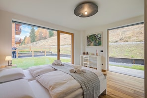 Apartamento família, 2 quartos, 2 banheiros, ao lado da montanha (Edelweiss) | 2 quartos, Wi-Fi de cortesia, roupa de cama