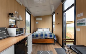 1 makuuhuone, vuodevaatteet