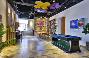 Zona de estar del vestíbulo