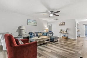 Living area - 4BR | Screened Pool | Next to Park | 10 Min Indian Rocks Beach | Sleeps 10 (Largo)