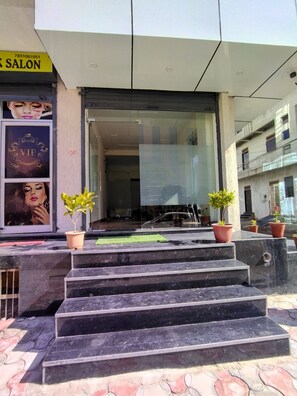 Voorkant van accommodatie