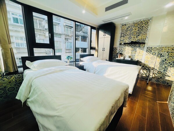 Chambre avec lits jumeaux