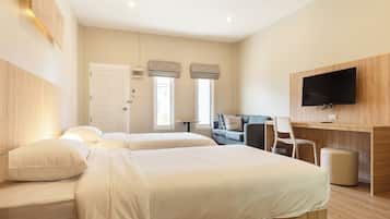Habitación estándar con 2 camas individuales | Vista desde la habitación