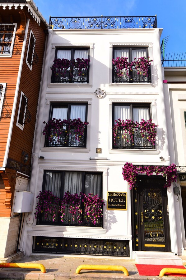 Façade de l’hébergement
