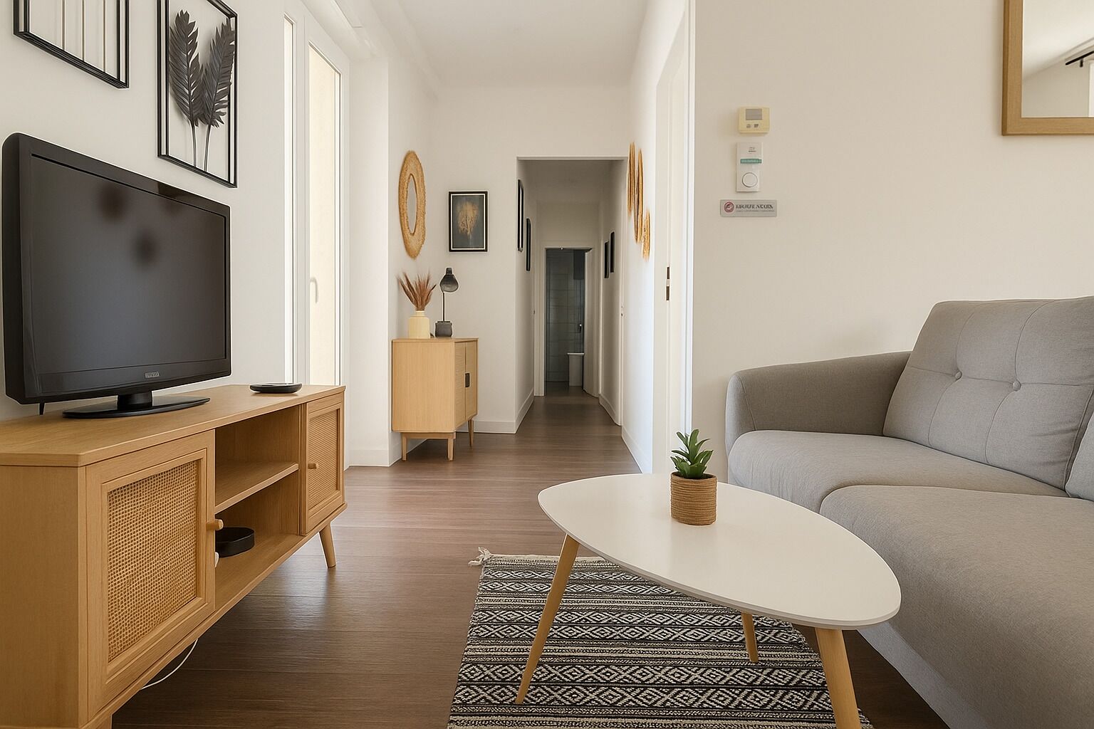 Een smart-tv en videogames