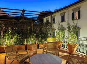 Luksus-lejlighed - terrasse - byudsigt | Terrasse/gårdhave