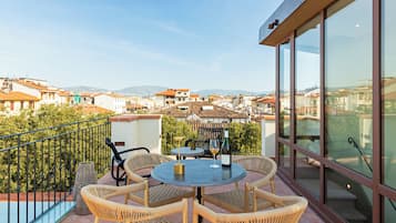 Terrasse sur le toit